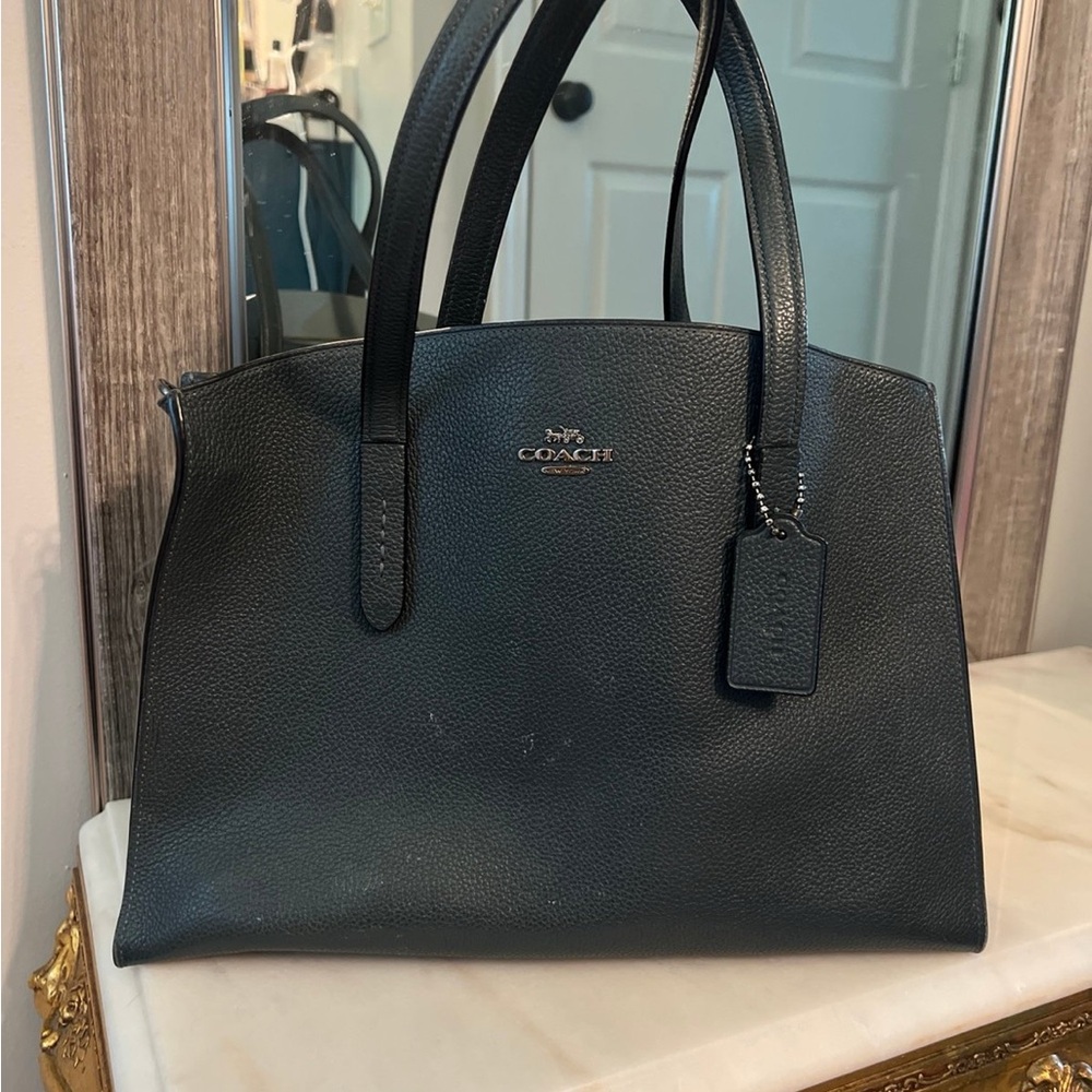 Coach Leather Tote Bag